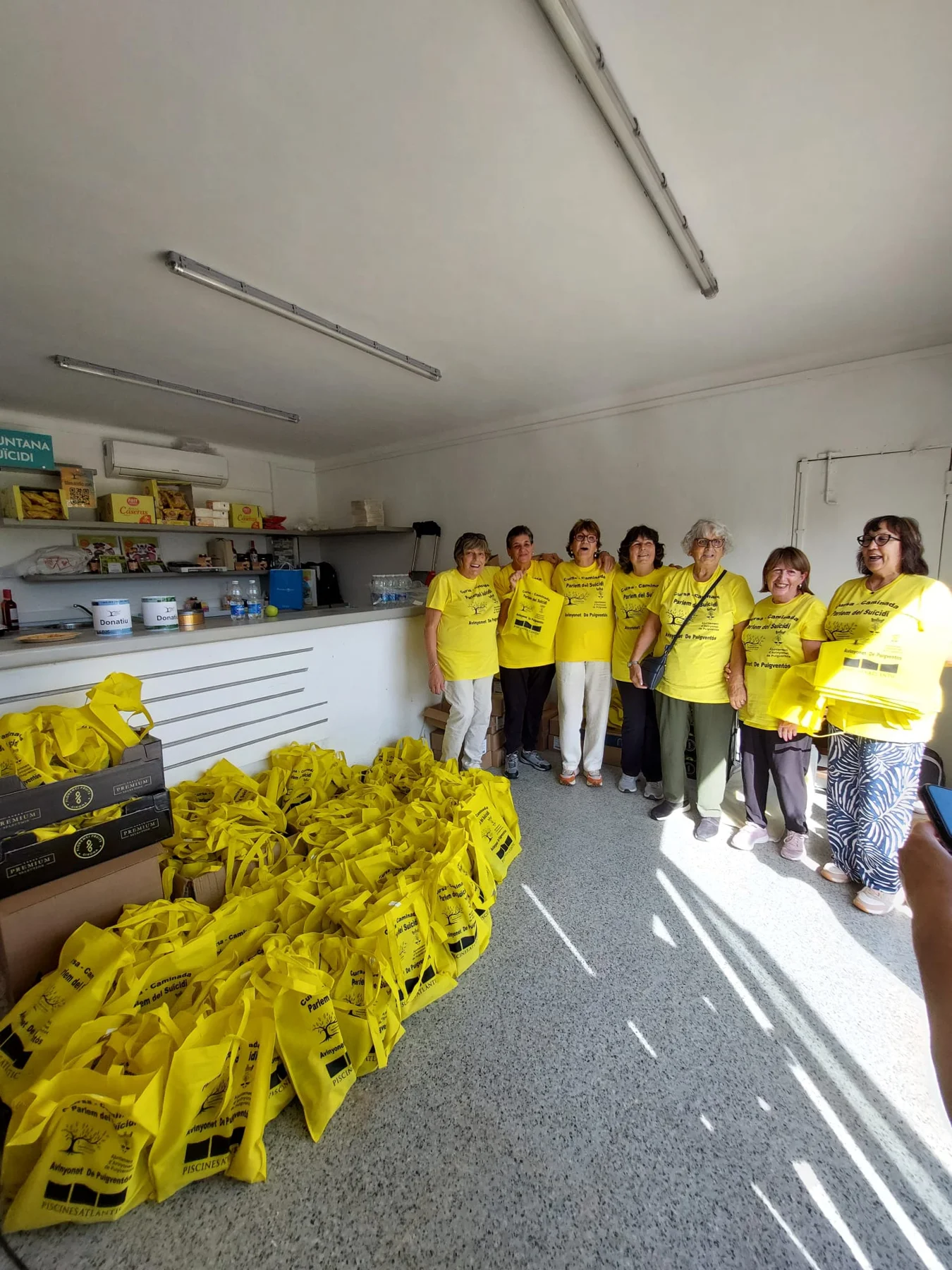 Preparació de les bosses de la jornada